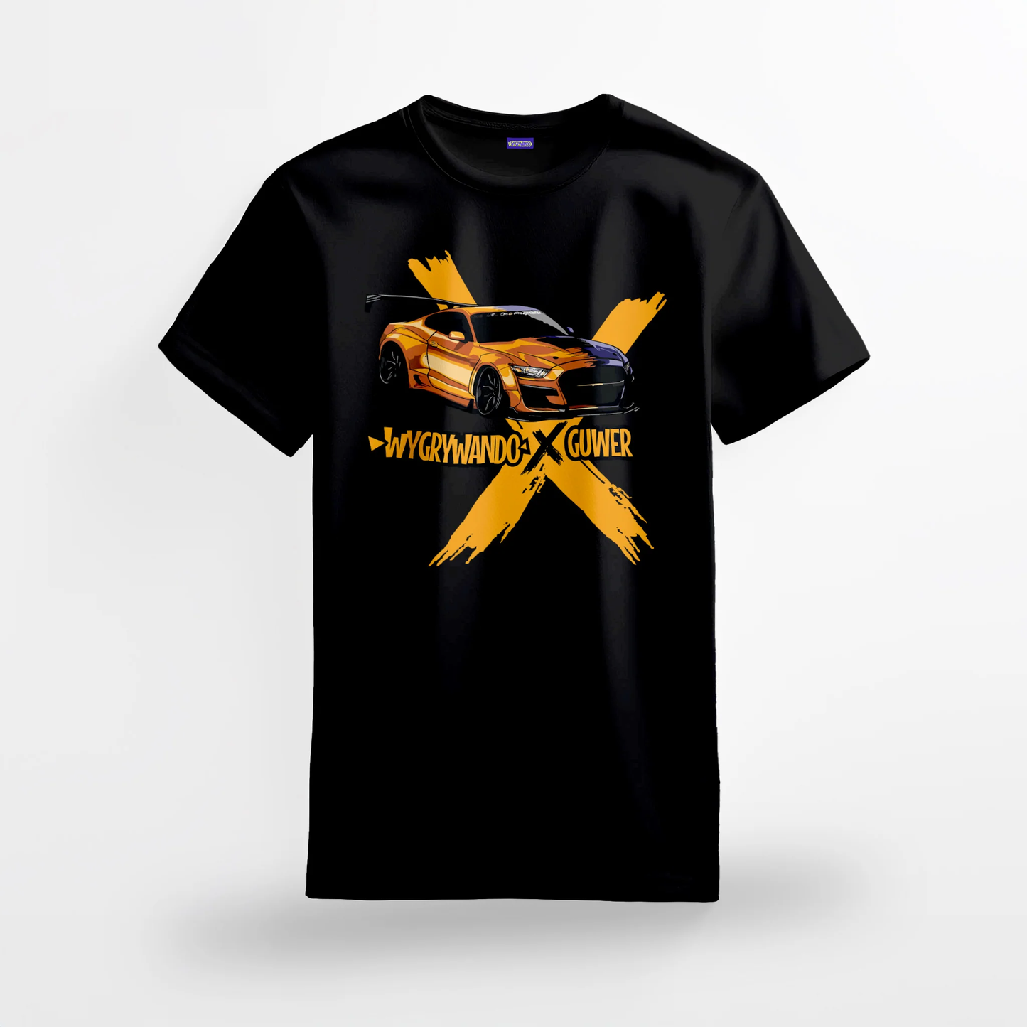 Koszulka Guwer x Wygrywando Mustang Czarna