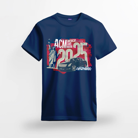 Koszulka WYGRYWANDO x ACM 2025 - Granatowa